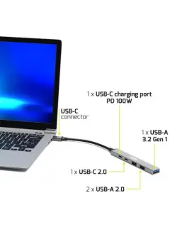 Port HUB USB 5 PORTS 3A+1C+PD 100W-for BtoC