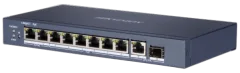 HikVision 8-Port GbE RJ45 PoE (110W) 1GbE RJ45 1G SFP Unamanged Switch