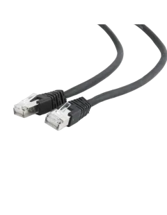 Gembird S FTP Cat.6A LSZH patch cord, black, 3 m