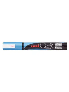 Marker Uni pwe-5m chalk_kreda metallic plavi