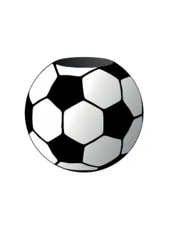 Čaša za olovke iTotal u obliku nogometne lopte SPORT 3D XL3034B