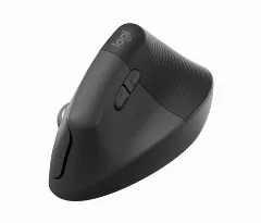 Logitech Lift Vertical Ergonomic Wireless Mouse for Business, right, Black