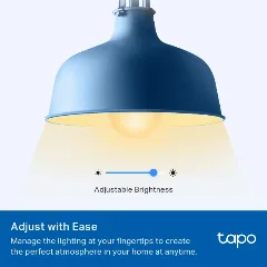 TP-Link Tapo L510E Smart Wi-Fi Light Bulb, Dimmable, 2-Pack