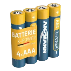 Ansmann X-Power Alkaline Battery AAA LR03 4 pcs. shrink