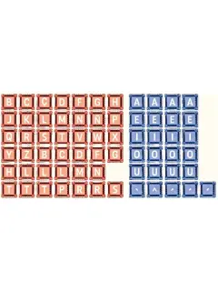 Igra Apli magnetski konstrukcijski set Magnex na slova, 66 komada 20869