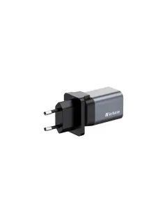 Punjač zidni Verbatim GaN #32200 1xUSB/PD 35W/1xUSB-A QC 3.0 (EU/UK/US)