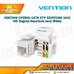 Vention Cat.6 UTP 180 Degree Keystone Jack White