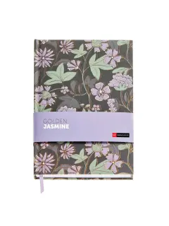 Notes Miquelrius A5 Golden Jazmine Cvjetna tkanina 96L 80g/m2 čista MR8305