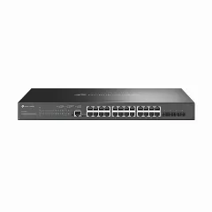 TP-Link JetStream 24-Port Gigabit and 4-Port 10GE SFP L2 Managed Switch with 24-Port PoE