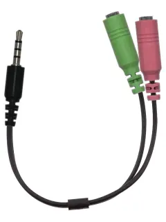 Kombinirani audio kabel adapter, 2x3,5 na 1x3,5