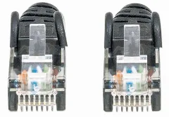 Intellinet Cat6, CCA, U/UTP, PVC, RJ45, 0.5m, crni