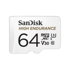 SanDisk High Endurance microSD Card - 64GB
