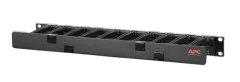 APC Horizontal Cable Manager, 1U x 4" (100mm) Deep, Single-Sided with Cover