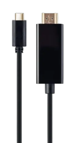 Gembird USB-C male to HDMI-male adapter, 4K 60Hz, 2 m, black
