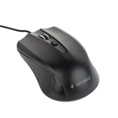 Gembird Wired optical mouse, USB, black, 1.8m cable