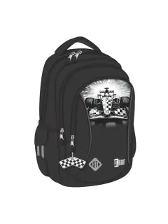 Ruksak školski St.Right Final Lap s pretincem za prijenosno računalo 17"