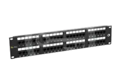 Solarix 48-Port Unshielded Patch panel RJ45 CAT5E UTP