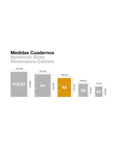 Kolegij blok Miquelrius A5 Botanical Flora Mediterranean 100L 70g/m2 kocke MR4421