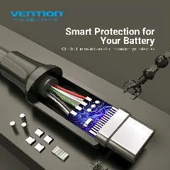 Vention USB 3.0 A Male to C Male Cable 1M Black