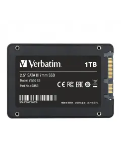 SSD Verbatim #49353 1TB, Vi550 S3, 2.5" SATA III 7mm, r520/w500Mbs