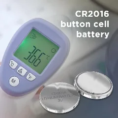Gembird Button cell CR2016, 2-pack
