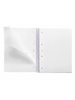 Kolegij blok Miquelrius A4 90g 80L spiralni crte Between the lines Mauve MR4522