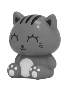 Lampa noćna iTotal Cat bijela XL3203