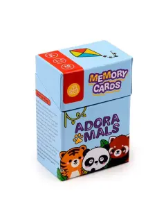 Set kartica za igru memorije Puckator Adoramals Wild Kids GAME03