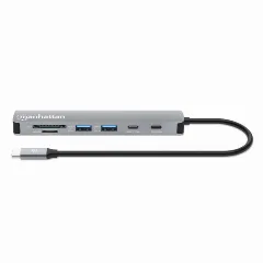 Manhattan docking USB-C 7 u 1 HDMI 4K@60Hz