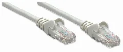 Intellinet Cat6, CCA, U/UTP, PVC, RJ45, 3m, sivi
