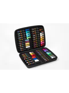 Marker Uni gift set Posca Art case u gumiranoj pernici (mix pc-1m/ pc-3m/pc-5m/pc-8k) 40/1 302422304