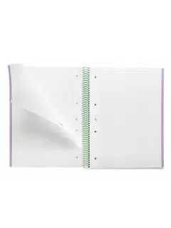 Kolegij blok Miquelrius A4 90g 80L spiralni kocke Gradient Lavender & Green MR4444