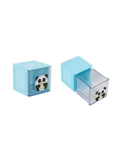 Organizator stolni iTotal kockasti Panda 9x9x9,5cm XL2964