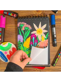 Blok Uni Posca Sketch A5 Blackbook (goodies/ dodaci)