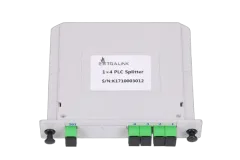 NFO Fiber Optic PLC Splitter, 1:4, Slot Type, SM, SC APC