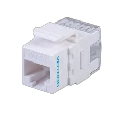 Vention Cat.5E UTP 180 Degree Keystone Jack White