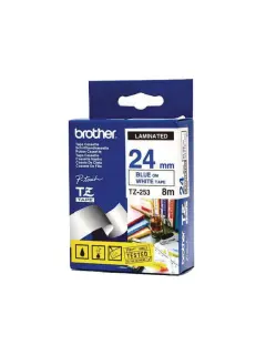Vrpca Brother p-touch TZE253 24mm blue/white