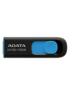 ADATA UV128, 128GB, USB3.2 plavo-crni