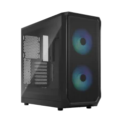 Fractal Design Focus 2 RGB Black TG Clear, FD-C-FOC2A-03