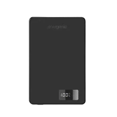 Gembird 15 W Magnetic wireless powerbank with LCD, 5000 mAh, black