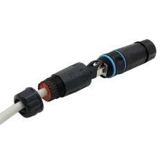 NaviaTec Cat6A S FTP, 26AWG, LSZH, 0,25m, Grey