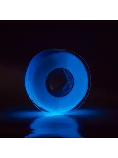 PLA filament 1.75 mm, 1 kg, glow blue