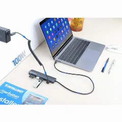 Manhattan docking USB-C 7 u 1 HDMI 4K@60Hz