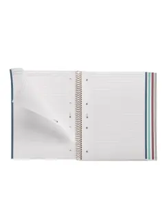 Kolegij blok Miquelrius A4 70g 100L spiralni crte bloom british bloom MR4046
