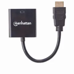 Manhattan adapter HDMI M na VGA Ž, crni