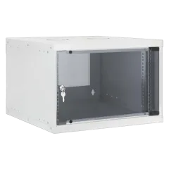 Intellinet 19" Basic Wallmount Cabinet, 6U, 400 mm Depth, Gray