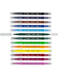 Flomasteri Centrum obostrani 12 boja Art u PVC kutiji 12/1 81322