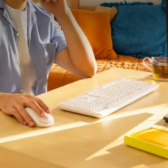 Logitech MK295 bežična tipkovnica i miš, bijela