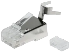 Solarix connector RJ45 CAT6A CAT7 STP 8p8c shielded for wire