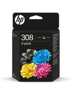 Tinta HP 6L6S6UE  no.308 Combo Black/Tri-Color